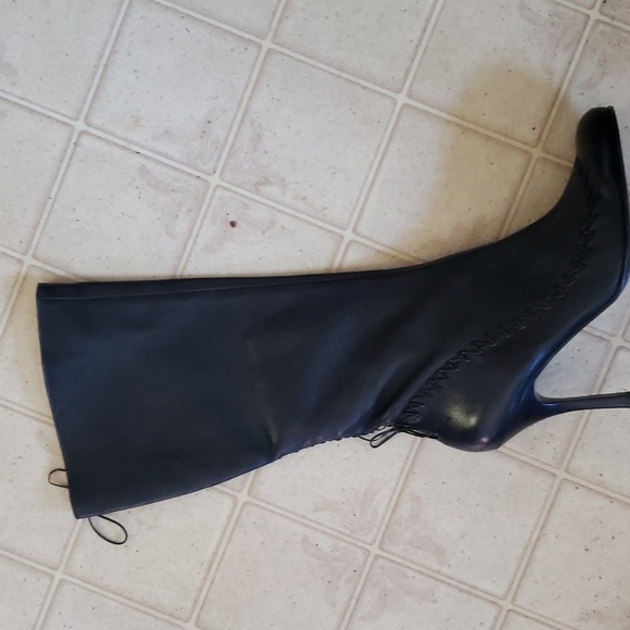 Michelle K leather soft leather boots 10m - Picture 6 of 11